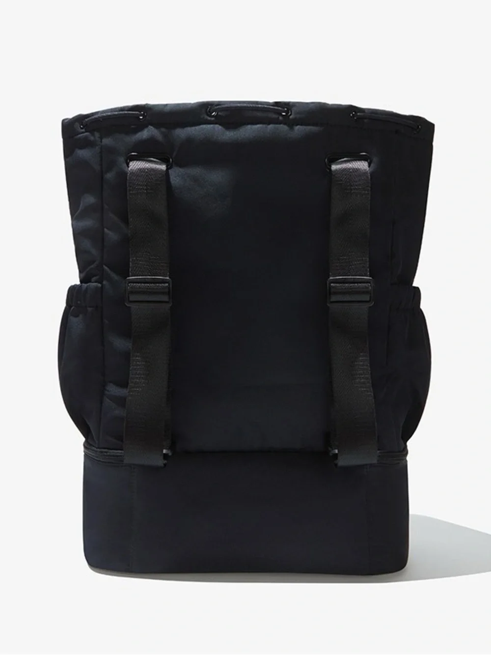 Beyond Yoga Black Drawstring Convertible Gym Backpack/Crossbody